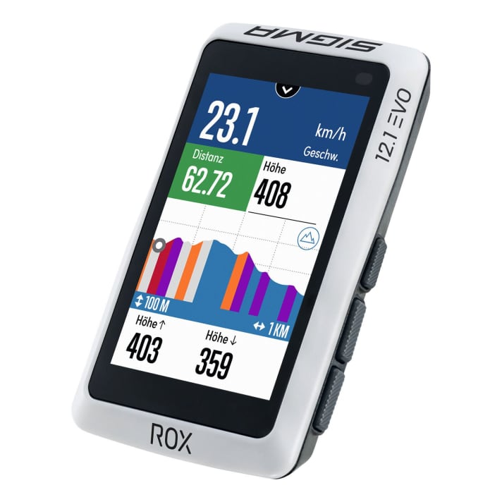 Le nouveau compteur de vélo ROX 12.1 EVO de Sigma