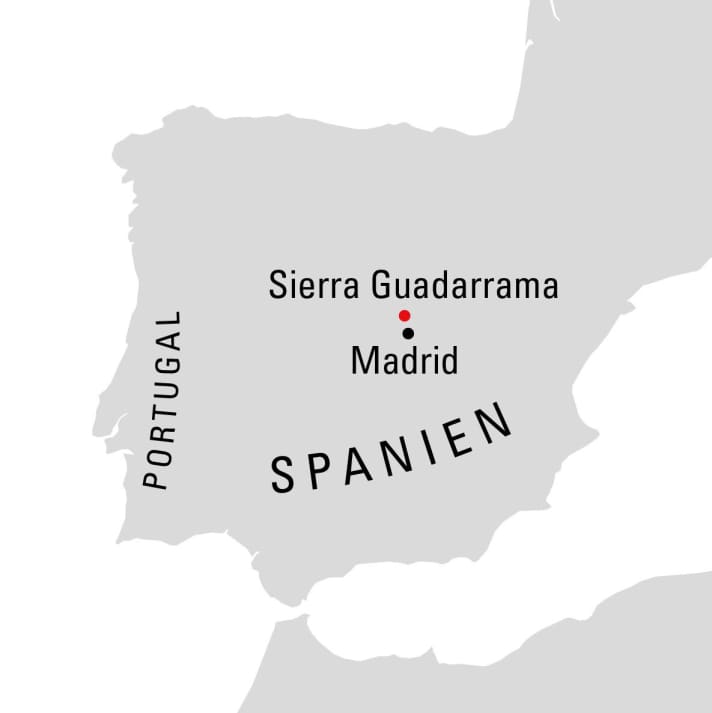   Spanien: Sierra Guadarrama bei Madrid