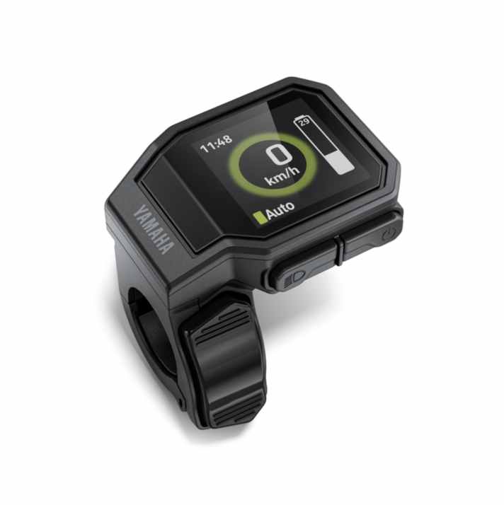 Yamaha's Side Display combines a screen and button directly on the handle.