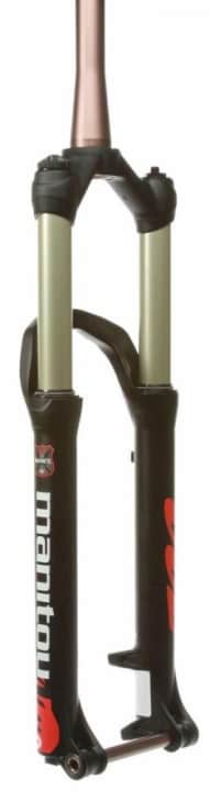 The Manitou Machete offers either 120 or 140 mm of travel and can be combined with both 27.5+ and 29ers.