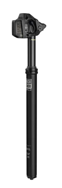 Die kabellose, elektronische Vario-Sattelstütze von Rockshox in 27,2 Millimeter Durchmesser