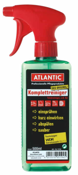   The complete cleaner from Atlantic in the test.