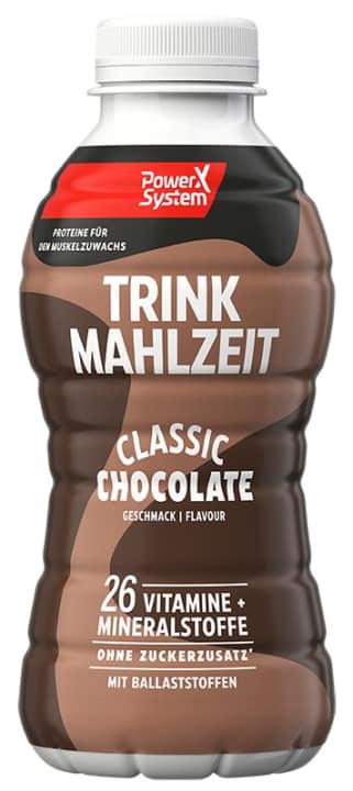 Besitzt am meisten Proteine pro Flasche. Die Trinkmahlzeit von Power System.