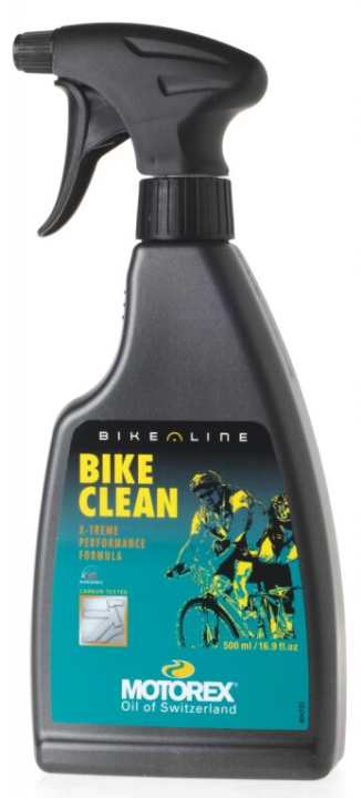   The Bike Clean cleaner from Motorex in the test.