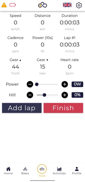 Setting the incline or resistance is impractical, especially if you are pedalling hard. You can quickly end your training session by mistake.