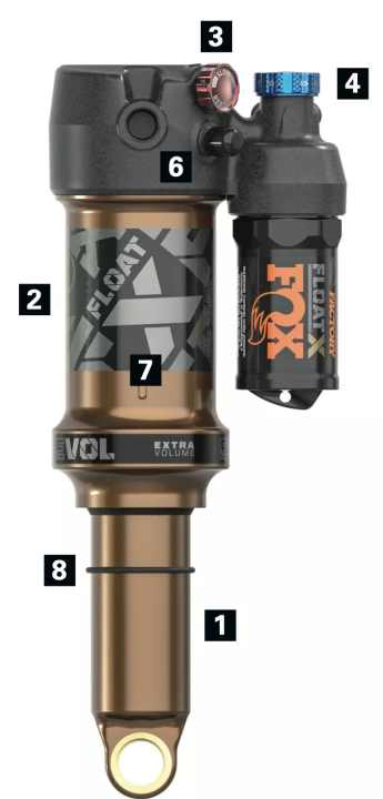 Aufbau des Dämpfers