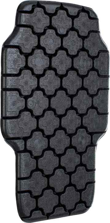 The 168 gram lightweight Liteshild Plus protector from Evoc is Level 2 certified and absorbs 95% of impact energy.