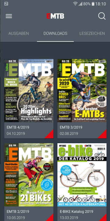   Die Navigation in der EMTB App ist superintuitiv und klappt reibungslos, wie die zahlreichen positiven Bewertungen im App Store  und bei Google Play  beweisen.