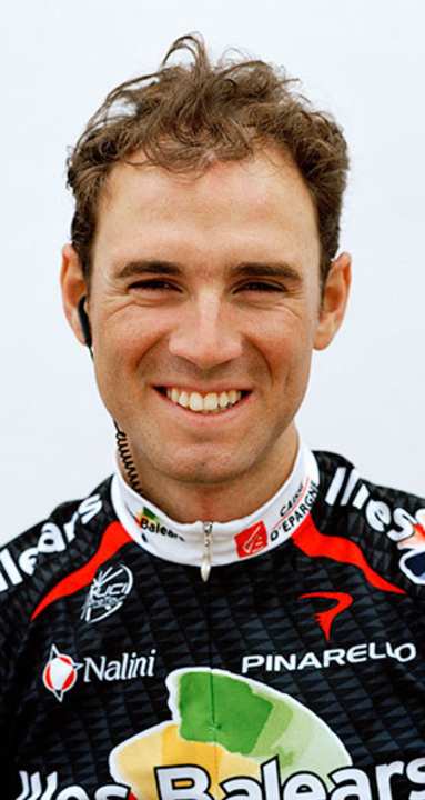 Le jeune Alejandro Valverde en 2006, lorsqu'il courait pour l'équipe Illes Balears-Caisse d'Epargne.