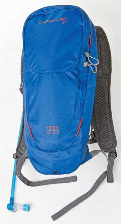 The Platypus Tokul XC 5.0 offers enough space for accessories in the separate front compartment.