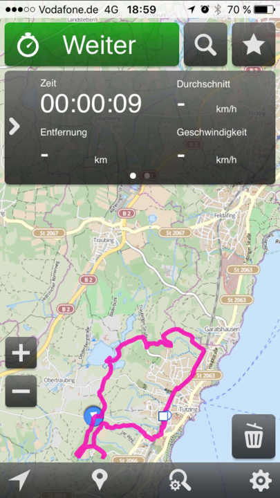   The maps are okay. But if you invest 15 euros, you get the app for a year with Open Street Maps and without adverts.