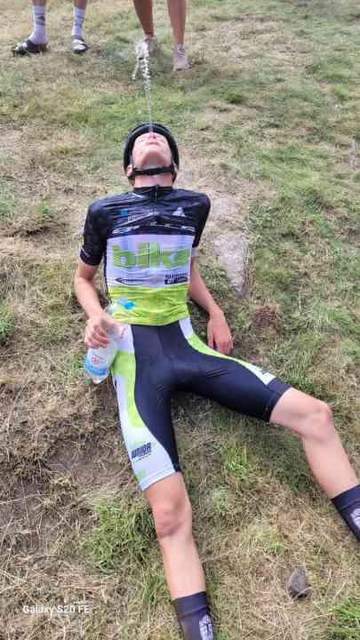 After the race, it was time to take a deep breath!