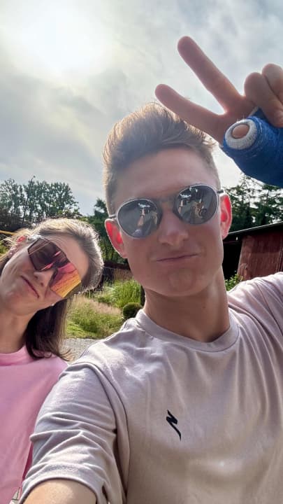 Wahrscheinlich wird Philipp mit Schiene an den Start gehen