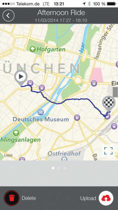 Fahrrad-Computer-Display