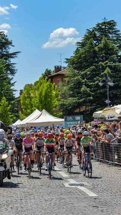 Le Giro Donne 2021 s'est arrêté à Feletto lors de la 9ème étape