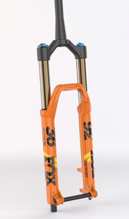   The new Grip2 cartridge is used in the Fox 36 and 40. For the first time, the rebound damping can also be adjusted separately for high and low speed.