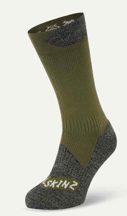 Keep feet nice and warm and dry: Bike socks with wool content and a waterproof membrane. Current models have improved greatly in terms of fit and comfort.