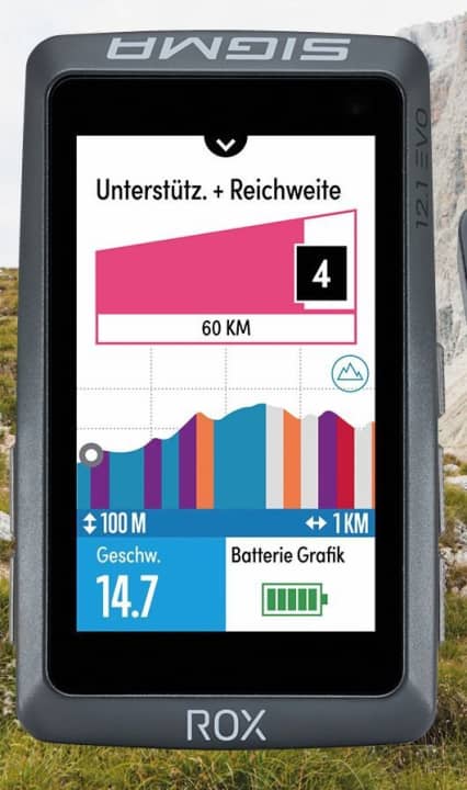 Zusätzliche Infos auf der Bildschirmanzeige des Sigma.