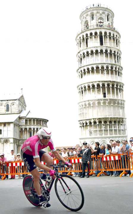 2006 gewann Jan Ullrich ein Einzelzeitfahren beim Giro d’Italia in Pisa. Später wurde ihm dieser Sieg wegen der Verwicklung in die Dopingaffäre um den spanischen Arzt Eufemiano Fuentes aberkannt