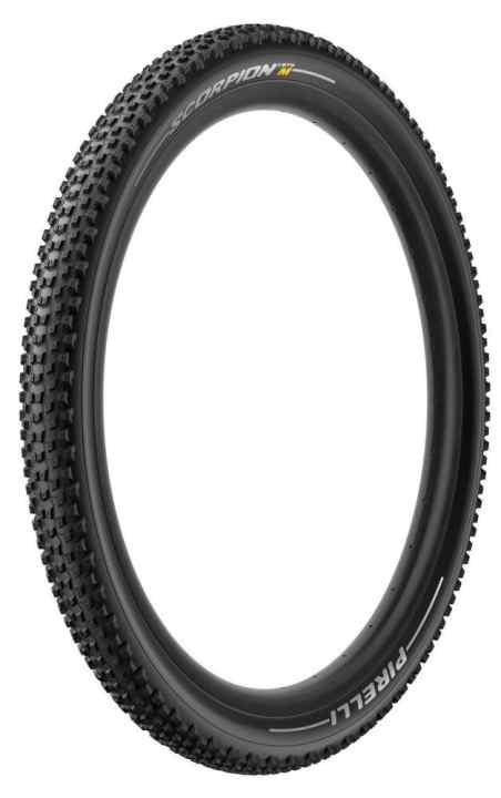    Pirelli Scorpion MTB 29 (5 pairs, value 110 euros each) Pirelli is one of the most renowned tyre manufacturers in the world. With the Scorpion, the Milan-based company is entering the bicycle sector for the first time. The aim was to develop a tyre that would offer perfect grip in both wet and dry conditions. The Scorpion comes in a 29 x 2.2 inch tyre.