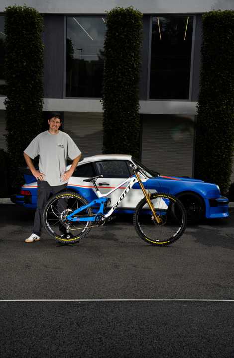 The inspiring 911 Porsche and the result from Scott.