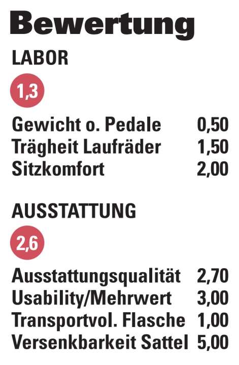 Im Labor kann das wunderbar leichte VPace C4M punkten. Bei der Ausstattung gibt’s Abzüge für die starre Stütze und Gabel. Bestellen lässt sich das Hardtail auch mit Federgabel.