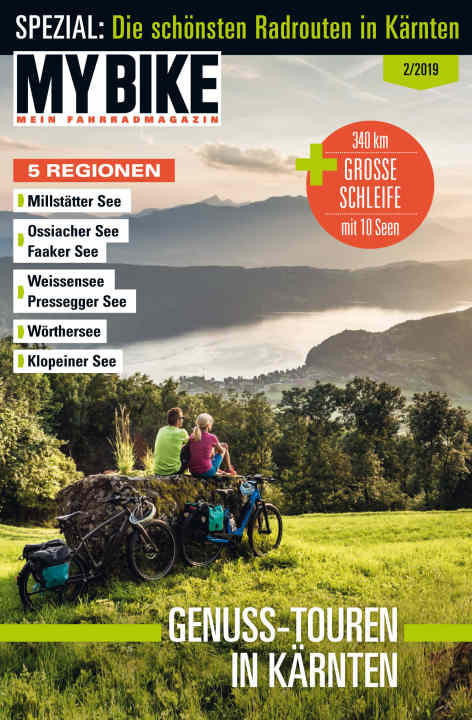 Das Kärnten-Special war ein Extra-Heft in MYBIKE 2/2019. Das komplette Reise-Special mit allen Reise-Infos können Sie unter dem Artikel als PDF herunterladen. Das Special kostet 2,99 Euro.