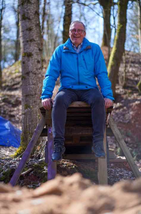   Bürgermeister Thomas Wolf ist begeistert von dem Projekt und hat der Biker-Clique die entscheidenden Türen geöffnet.