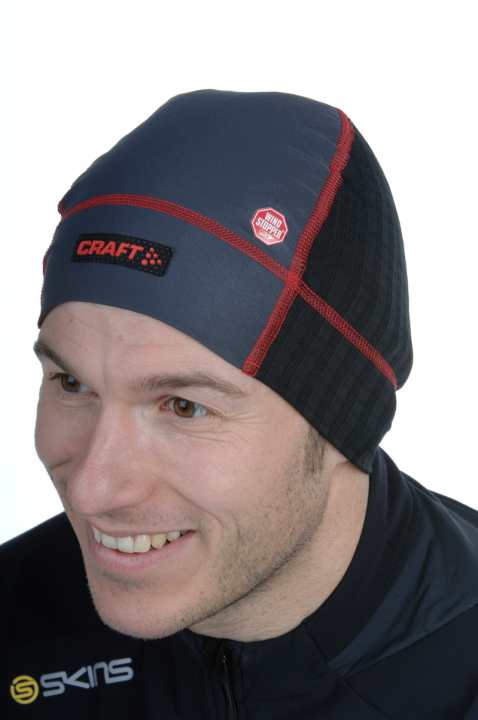   Der WS Skull Hat von Craft ist ein 17 Gramm leichter Wetterschutz 