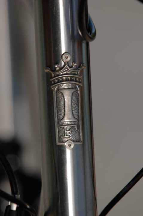   Company logo in sterling silver 