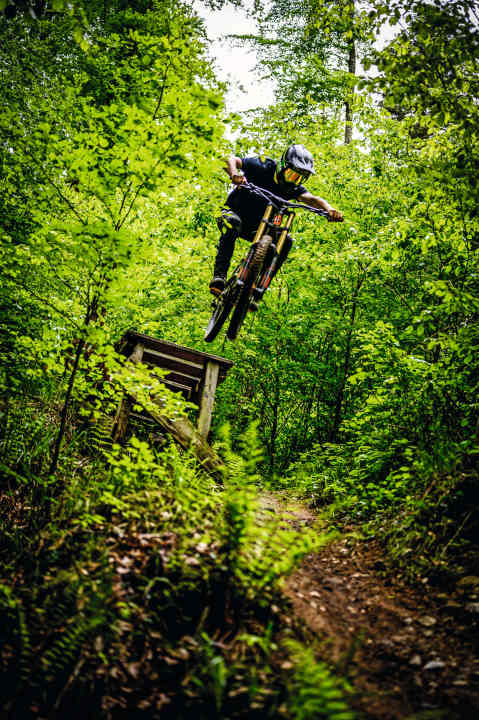 Im Bikepark Schienerberg