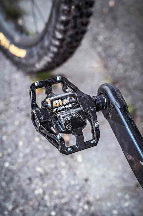 The Time Speciale 12 is very light for an enduro pedal. It also offers very good grip in technical terrain.