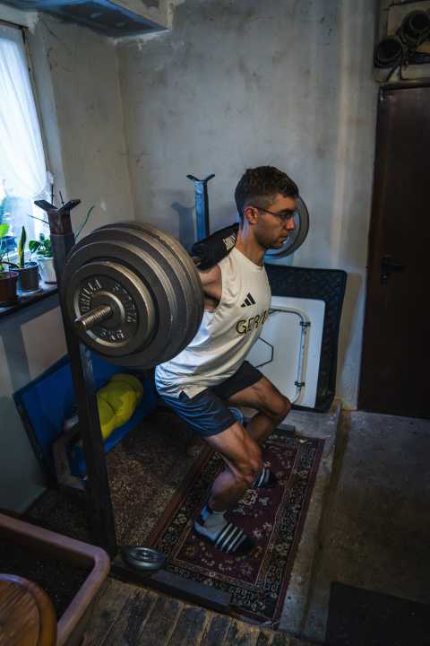 This is how our Olympic hopeful trains.