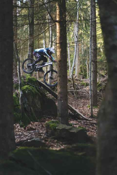 Mountain biking is a game between the poles of safety and risk. This is another reason why biking is so appealing to us.