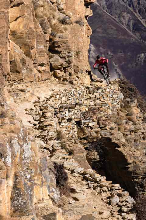 One of the best trail riding shots of the year. Kilian Bron in action.