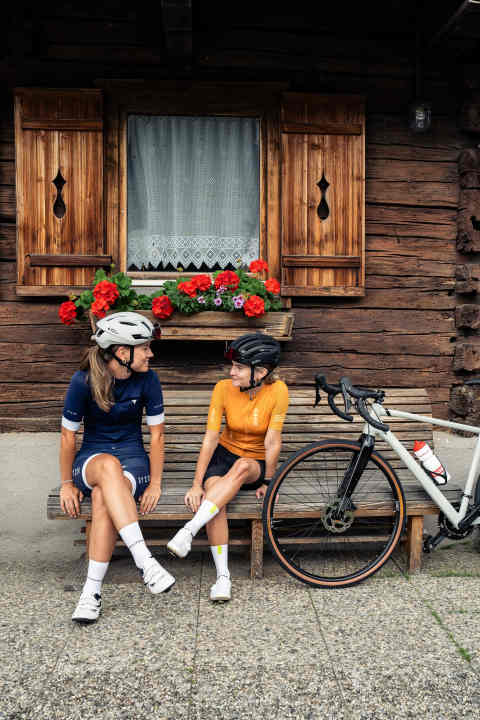 Break allowed: Alpine huts also offer opportunities to interact with the community on stage four of Gravel Peaks 2026.