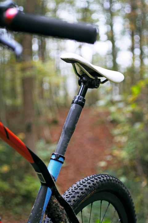   If it cracks when you shift your weight on the saddle, you should take a closer look at the bolts in the post head.