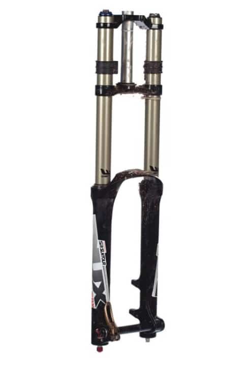   The "Rux" did not offer any adjustment suggestions, but that was not necessary. The fork was slightly overdamped in all areas. At 20 % sag with 72 PSI, we ran all adjusters fully open. 2 spacers in the air chamber for crisp end progression.