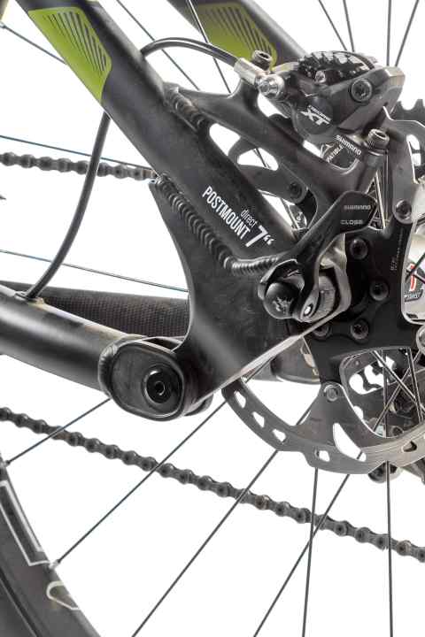   Moody brakes: Simplon also fitted Shimano's XT and equipped it with large discs. In contrast to other test brakes, the XT worked perfectly here.