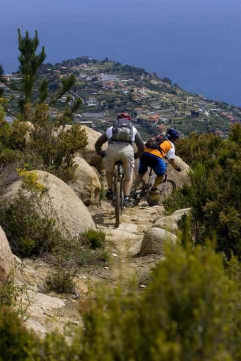   The San Remo downhill: three kilometres more or less straight towards the sea.