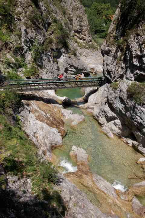   Tour 1: through the gorge back to the Lechtal valley