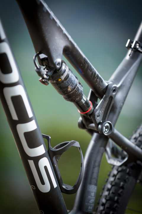   Each frame size of the Focus Spine has been equipped with a specially dimensioned carbon rocker.