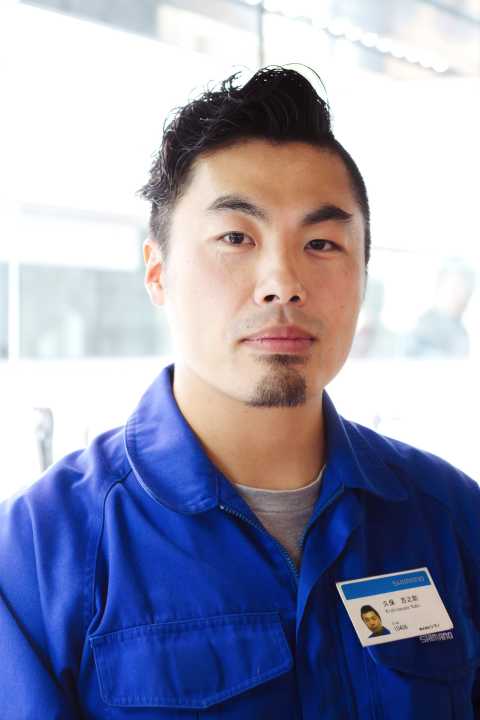   Kichinosuke Kubo, MTB developer at Shimano.