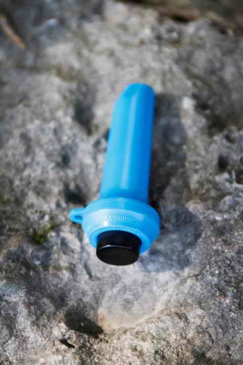 Stun gun: The Mousticlick neutralises stabs with electric shocks