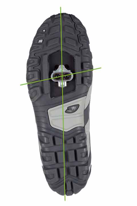   Important: The position of the cleats