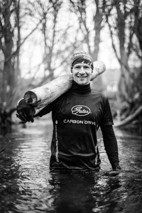   Frank Schneider, former downhill pro and top ten finisher in the Tough Guy Race