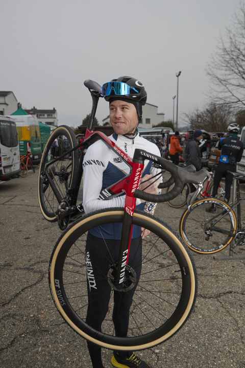   Lukas Flückiger (35) is starting the 2020 racing season independently with his own one-man team after the BMC Racing Team was dissolved at the end of 2019. He calls his project "Infinity Racing" and rides Canyon bikes.