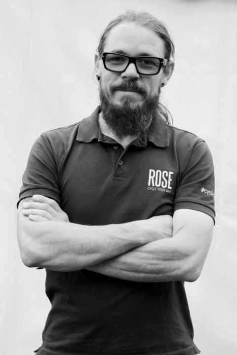   Significantly involved in the development of the two new Rose bikes: Engineer Max Sistenich.