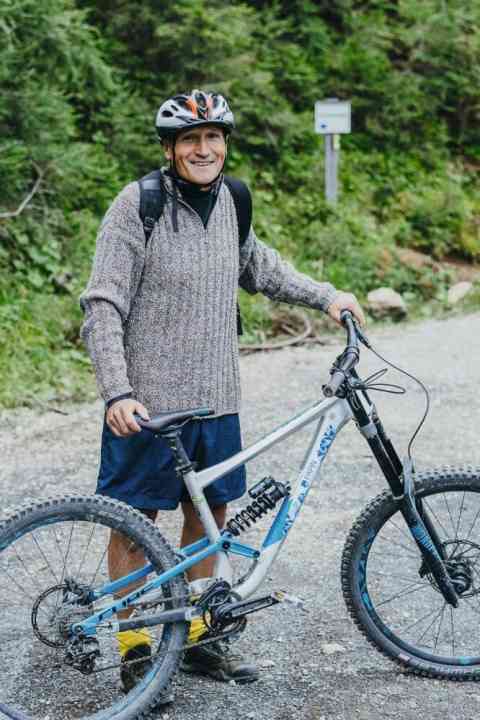   Alessandro (57) saß in Bad Kleinkirchheim zum ersten Mal auf einem Mountainbike. Sein Fazit zum neuen Flowtrail: "Bellisimo!"