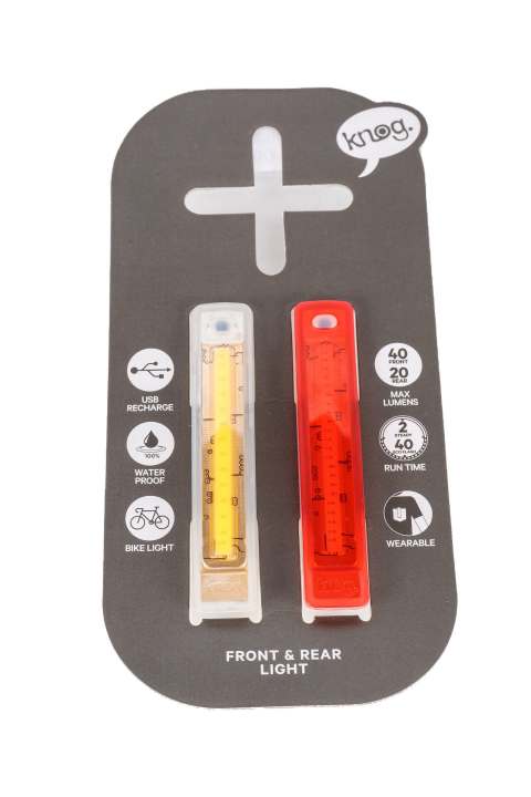AWARD WINNER - plus  Hersteller: Knog - Jury Statement: Uns gefallen diese vielseitigen Leuchten, die sich nicht nur für den Einsatz am Fahrrad eignen. Sie sind wiederaufladbar, verfügen über eine integrierte Befestigungsmöglichkeit und sind auch noch preisgünstig.